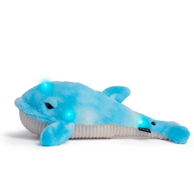 FAO Schwarz 17" Glow Brights LED With Sound Whale Toy Plush - Image 4