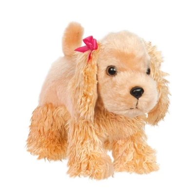 Pucci Pups Golden Dot Glam Bag & Cocker Spaniel Puppy Stuffed Animal - Image 4
