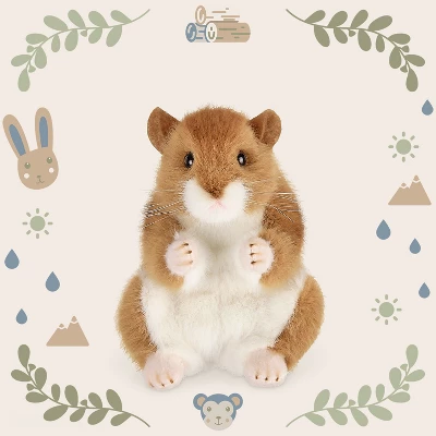 Bearington Cheeks Stuffed Hamster: Adorable Plush Stuffed Hammy, Ultra-Soft 6 Toy - Image 5