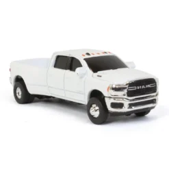ERTL 1/64 Ram 3500 Die-cast Dually Pickup, White, Collect N Play By ERTL, 47169-2