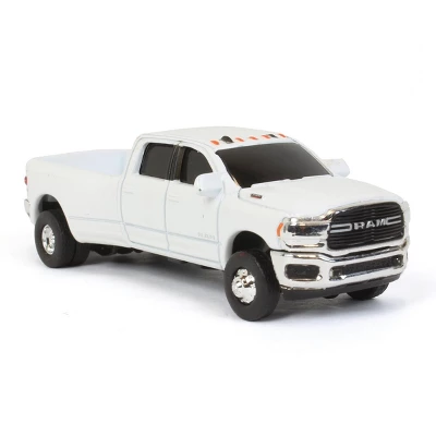 ERTL 1/64 Ram 3500 Die-cast Dually Pickup, White, Collect N Play By ERTL, 47169-2