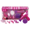 Link Worldwide Beauty Salon Fashion Play Set With Hairdryer, Mirror, And Accessories Pretend Play Toys - Pink