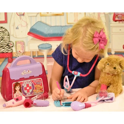 Sophia’s Medical Kit For 18" Dolls, Pink - Image 4