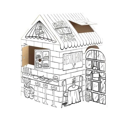 Bankers Box At Play Treats N' Eats Cardboard Playhouse - Fellowes
