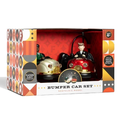 FAO Schwarz RC Head-To-Head Nostalgic Retro Bumper Car Set - Image 2