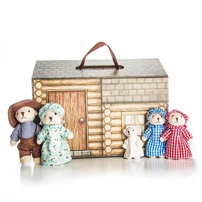 The Queens Treasures My First Little House 30 Pc Ingalls Bear Family And Cabin
