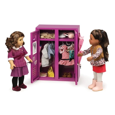 School Style Double Doll Locker - Purple - Image 4