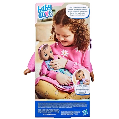 Baby Alive Sweet 'N Snugglier Baby Doll - Brown Hair/Brown Eyes - Image 4