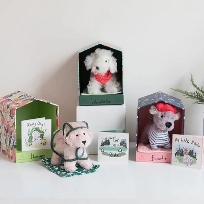 Manhattan Toy Bed & Biscuit Lhasapoo Plush Puppy Dog & Keepsake Dog House With Mini-Storybook In Hidden Drawer - Image 10