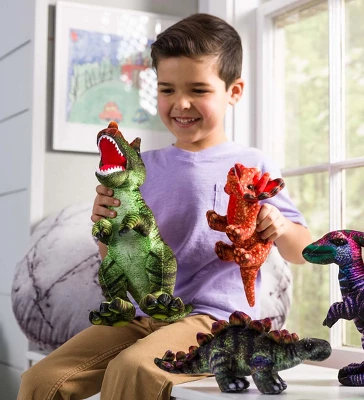 HearthSong - Colorful Dino Stuffed Animal Collection For Kids - Image 3