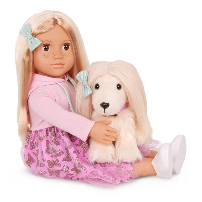 Our Generation Hattie & Bella 18" Doll & Pet Puppy Set - Image 2