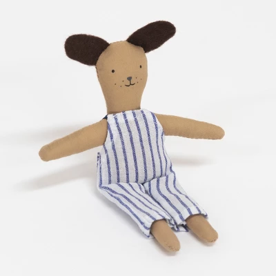 Meri-Meri Meri Meri Stripy Puppy Mini Suitcase Doll (Pack Of 1) - Image 2