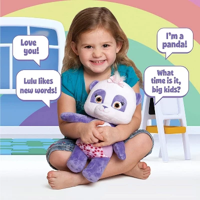 Word Party Snap Toys Talking Plush Stuffed Animal Toy - Lulu 12"
