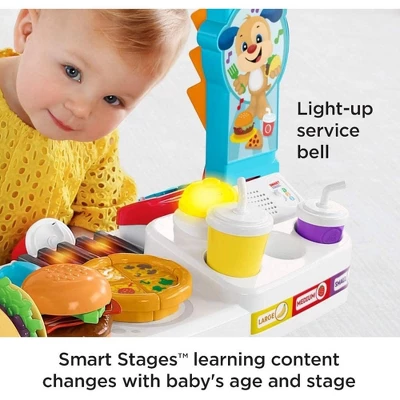 Fisher Price Fisher-Price Laugh & Learn Servin' Up Fun Food Truck With 20+ Piece Accessory Set DYM74 - Image 4