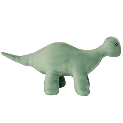 Manhattan Toy Stomper Velveteen Brontosaurus Dinosaur Stuffed Animal, 7" - Image 2