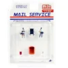"Mail Service" 6 Piece Diecast Set (2 Figurines & 4 Accessories) Ltd Ed To 4800 Pcs For 1/64 Scale Models By American Diorama