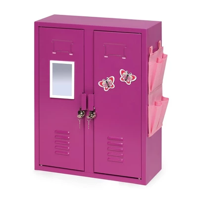 School Style Double Doll Locker - Purple - Image 2