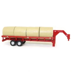 Big Country Toys 1/20 Gooseneck Round Bale Trailer With 4 Round Bales 440