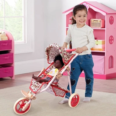 The New York Doll Collection Baby Doll Stroller - Jogging Toy Stroller
