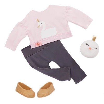 Our Generation Eliana 18" Fashion Doll & Plush Swan - Image 3