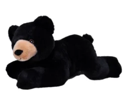 Wild Republic Ecokins Black Bear Stuffed Animal, 12 Inches