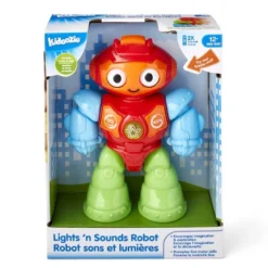 Kidoozie Lights N Sounds Robot, Engages Imagination And Fine Motor Skills, 12 Months And Up