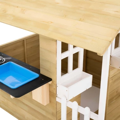 TP Toys Bakewell Wooden Playhouse - Image 3