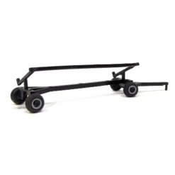 Standi Toys 1/64 Black Plastic Combine Header Trailer, ST205, ST52006BK