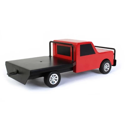 Little Buster Toys 1/16th Metal Red Flatbed Farm Truck 500225 - Image 2