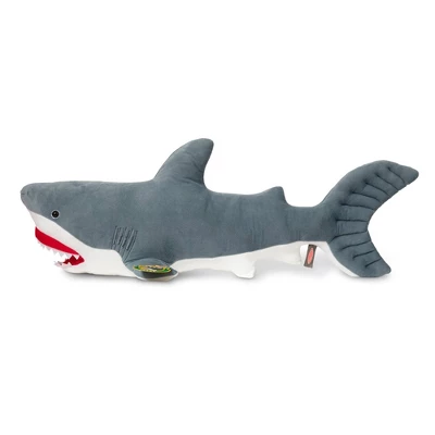 Melissa & Doug Giant Shark 3' Stuffed Animal - Image 2