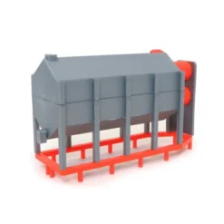 Standi Toys 1/64 1 High Stackable Gray And Orange Grain Dryer ST42