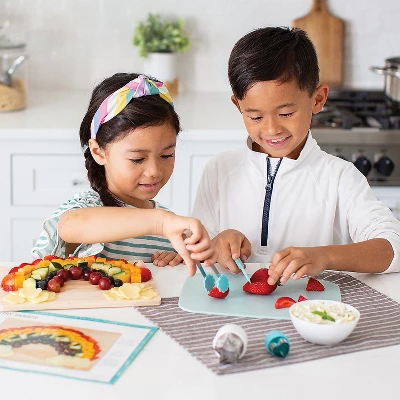 MindWare Playful Chef: Deluxe Charcuterie Kit Cooking Set - Includes 25 Kid-Safe Kitchen Utensils For Ages 5 & Up