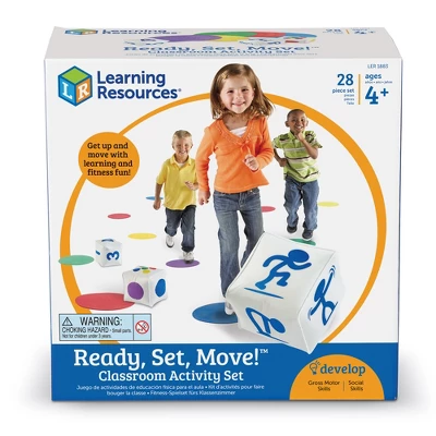 Learning Resources Ready, Set, Move! Classroom Activity Set, 28 Piece Set, Ages 4+ - Image 3