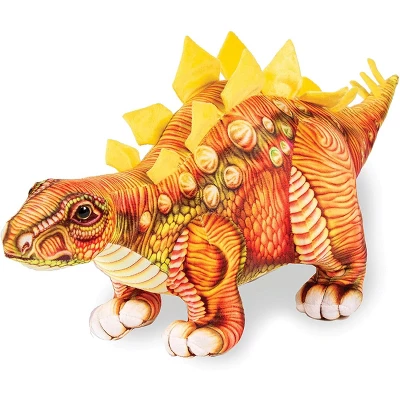 Underwraps Real Planet Stegosaurus Brown 26 Inch Realistic Soft Plush