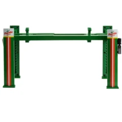 Adjustable Four Post Lift "Turtle Wax" Green 1/18 Diecast Model By Greenlight