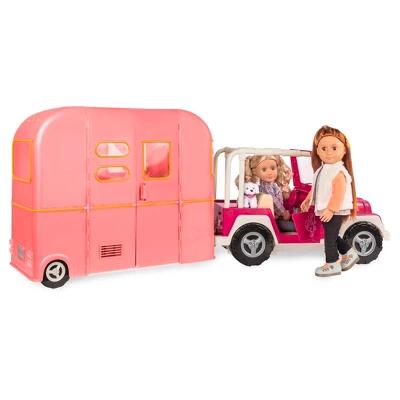 Our Generation RV Seeing You Camper For 18" Dolls - Pink - Image 6