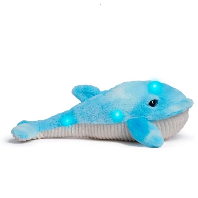 FAO Schwarz 17" Glow Brights LED With Sound Whale Toy Plush - Image 2