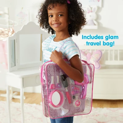 Kidoozie Glamour Girls Styling Set - Pretend Play Hair And Cosmetics Set For Children Ages 3 And Above - Image 3