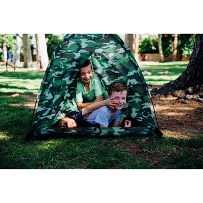 Pacific Play Tents Kids Green Camo Camping Kit - Image 5