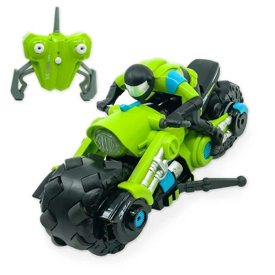 Flipo Hurricane Drifter Remote Control Stunt Drift Bike Motorcycle Racing Vehicle With Riding Figure - Image 3