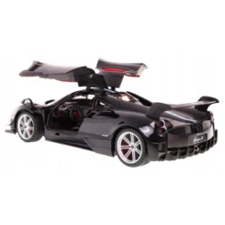 Link 1:14 RC Pagani Huayra Super Sports Car Bright Headlights And Rear Lights Great Gift For Kids - Black