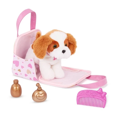 Pucci Pups Heart Tote Bag With Shih Tzu Stuffed Animal - Image 4