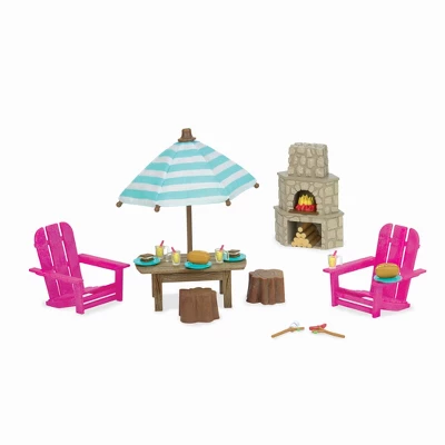 Li'l Woodzeez Toy House With Accessories 127pc - Honeysuckle Hillside Cottage - Image 4