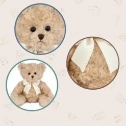 Bearington Tate Plush Stuffed Animal Shaggy Teddy Bear, 18 Inch