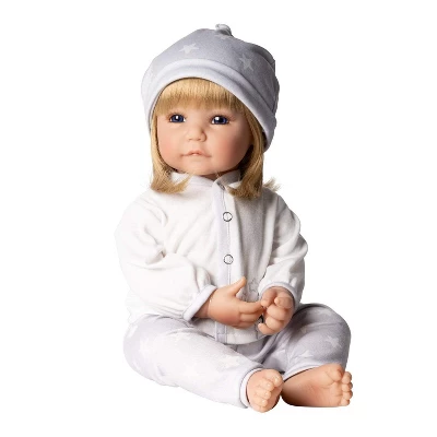 Adora Realistic Baby Doll Little Lamb Toddler Doll - 20 Inch, Soft CuddleMe Vinyl, Blonde Hair, Blue Eyes - Image 4