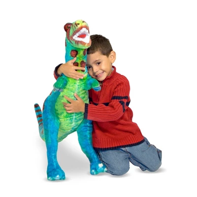 Melissa & Doug Giant T-Rex Dinosaur - Lifelike Stuffed Animal (over 2 Feet Tall) - Image 7