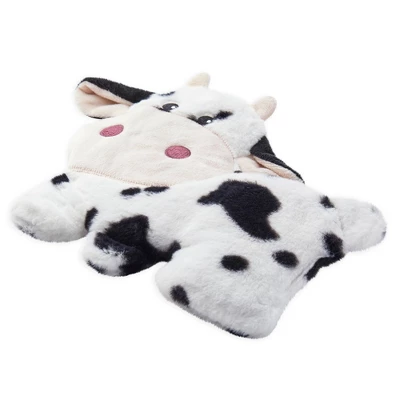 Zodaca Lavender Scented Microwavable Stuffed Animal Cow Plush Heating Pad For Pain Relief - Image 2