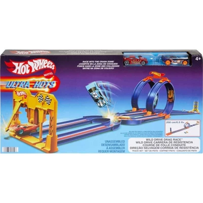 Hot Wheels Ultra Hots Wild Drive Drag Race Trackset - Image 12
