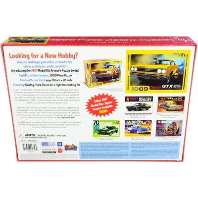 Jigsaw Puzzle 1969 Plymouth GTX Hardtop Pro Street MODEL BOX PUZZLE (1000 Piece) By AMT - Image 2