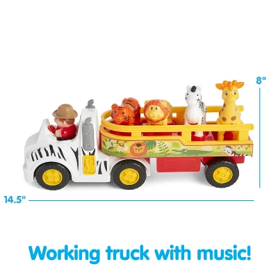 Kidoozie Animal Adventure Truck, Makes Animal Sounds, Includes 4 Poseable Animals, Promotes Language Skills, For Children 12 Months And Up - Image 5
